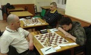 Toth-Katona,T(right) doing some heavy thinking