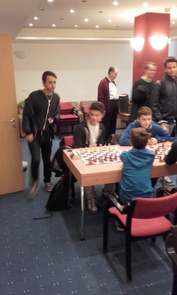 Marta,Dominic (standing)