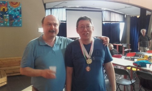 GM Kallai(left) and Michael Yip(right)