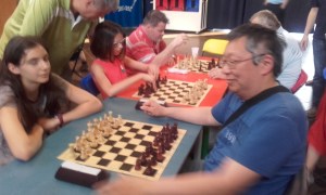 Micheal Yip getting ready for some serious fun